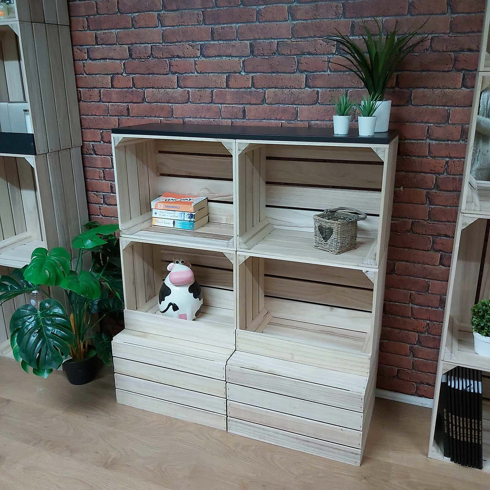 Wood Crate Sideboard