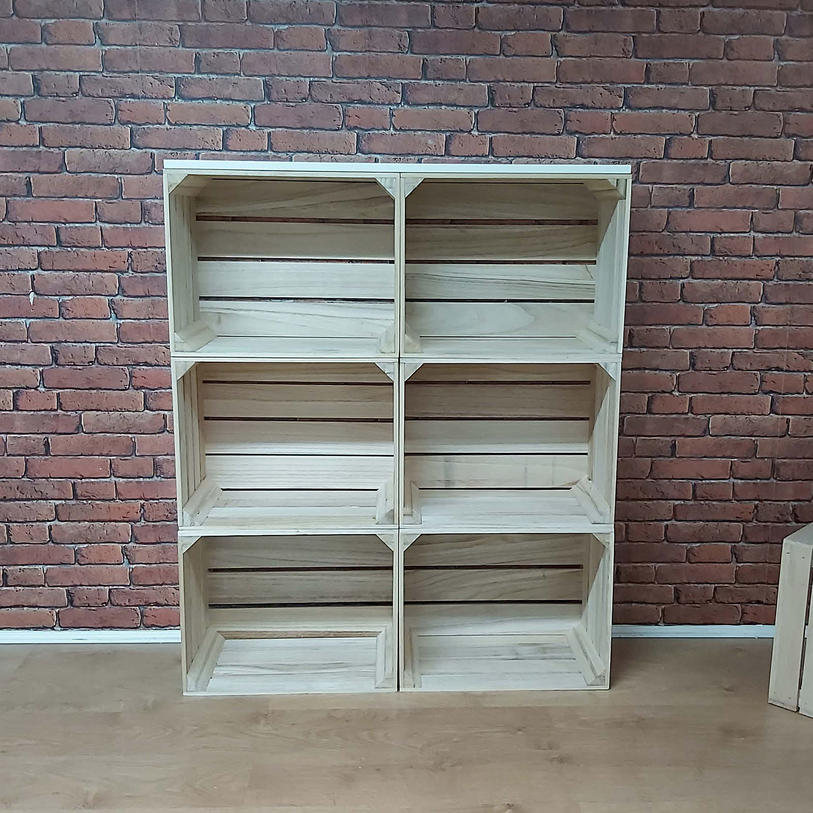 Wood Crate Display