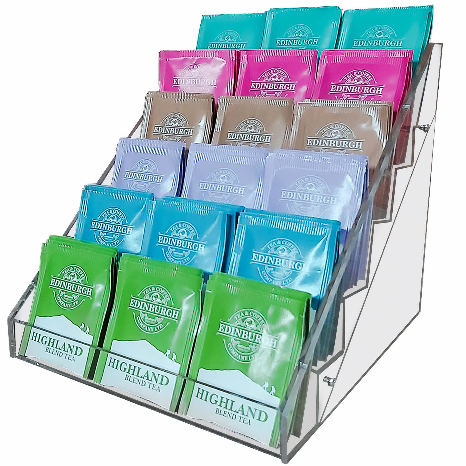 G600 Acrylic 6 Tier Florist Card Display