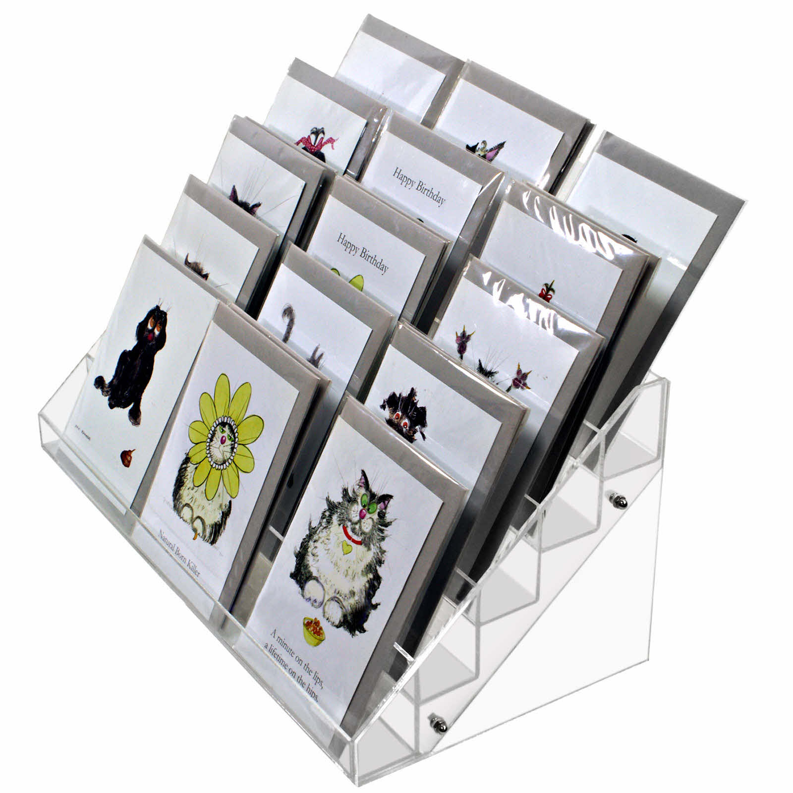 G601 5 Tier Acrylic Display