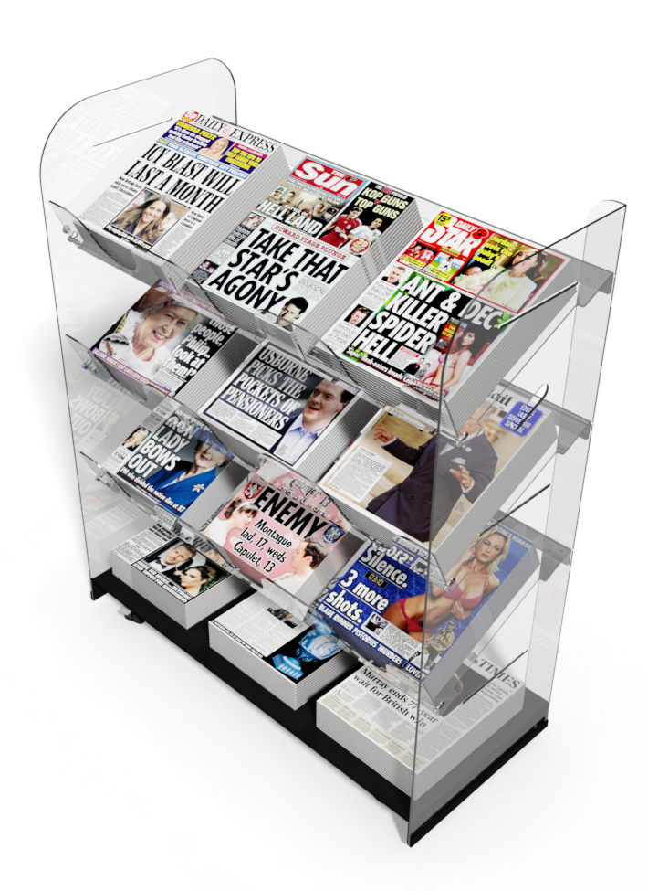 12 Tier Triple Newstower (SP-12)