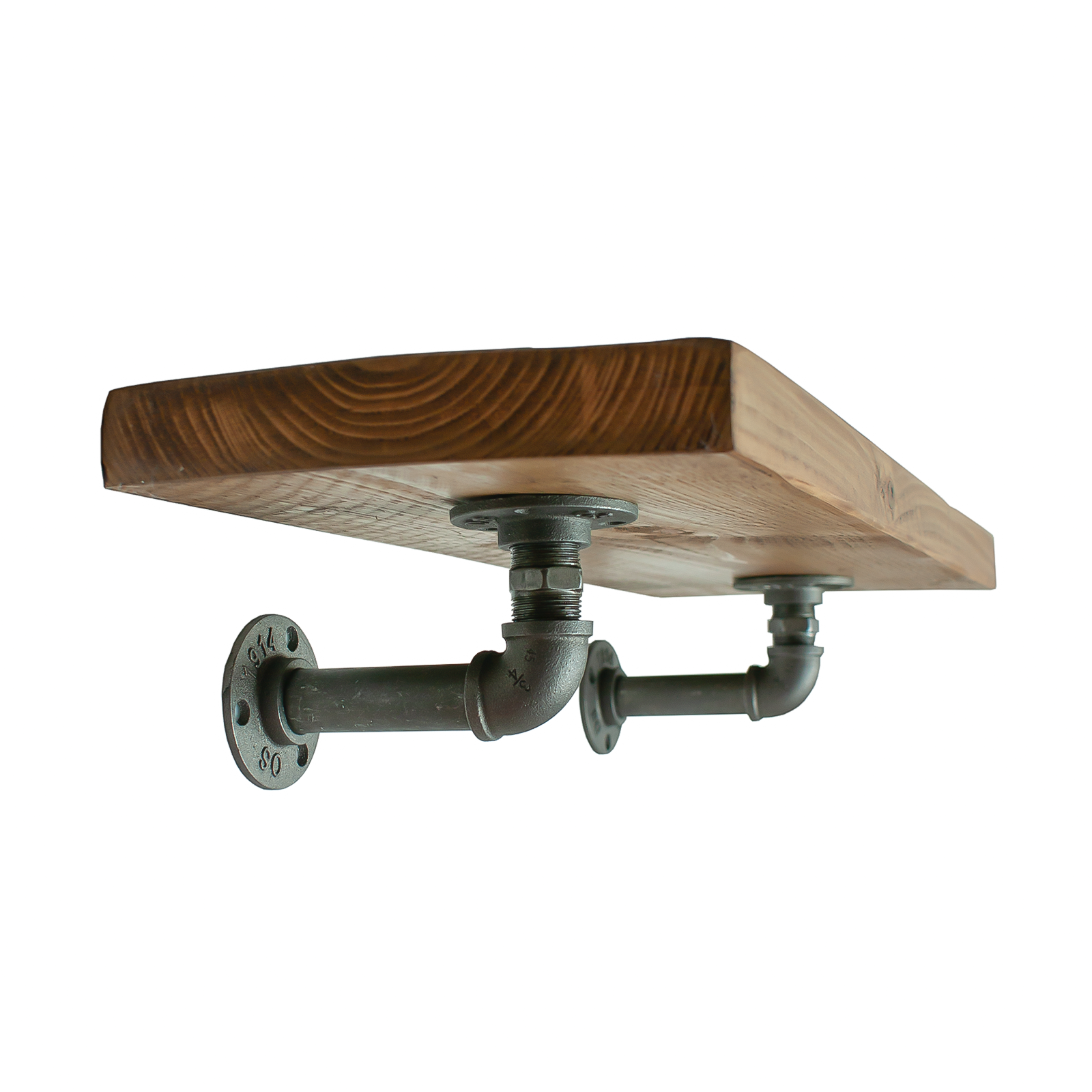 Scaffold Board Shelving - Rustic Solid Wood Shelf, Optional Brackets (SB+)