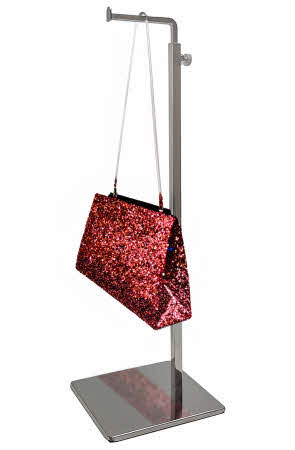 Chrome Adjustable Height Handbag Display Holder (G500)