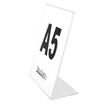 Menu Poster Holder Portrait Display - A5 Counter Display - Single Sided (SU3) 