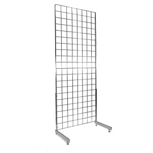 Grid Panel - Basket Stand - 1 Way Floor Standing Display Retail Shop Fittings (E3J83/5) 