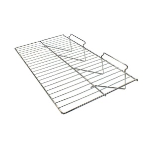 Heavy Duty Metal Slatwall Shelf in Black - 590x300mm Wide (K174)