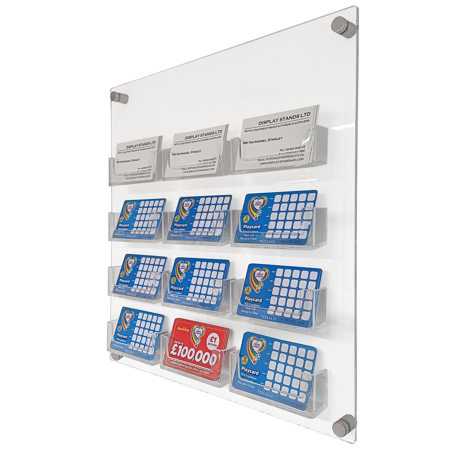 12 bay card panel