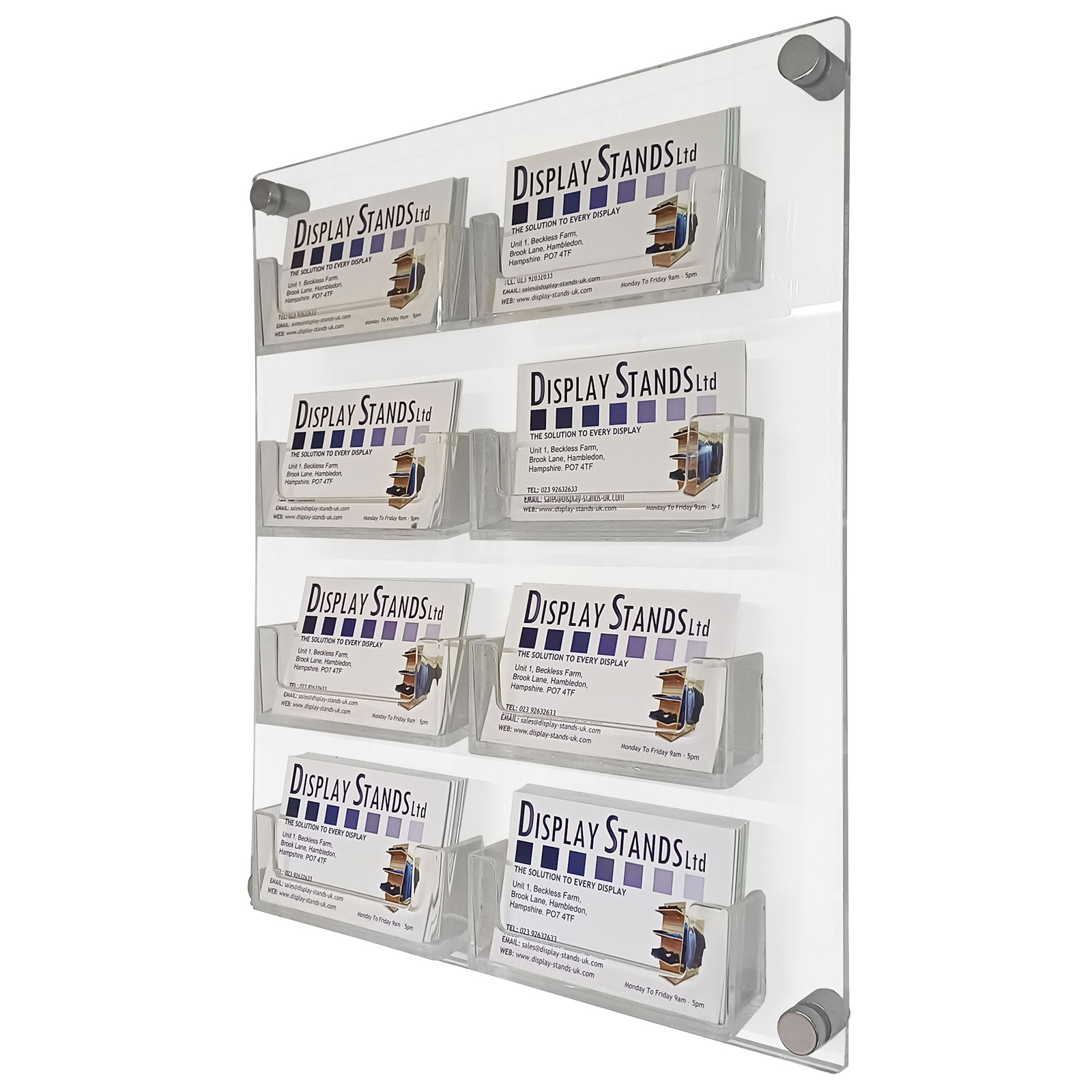 8 bay card panel dressed