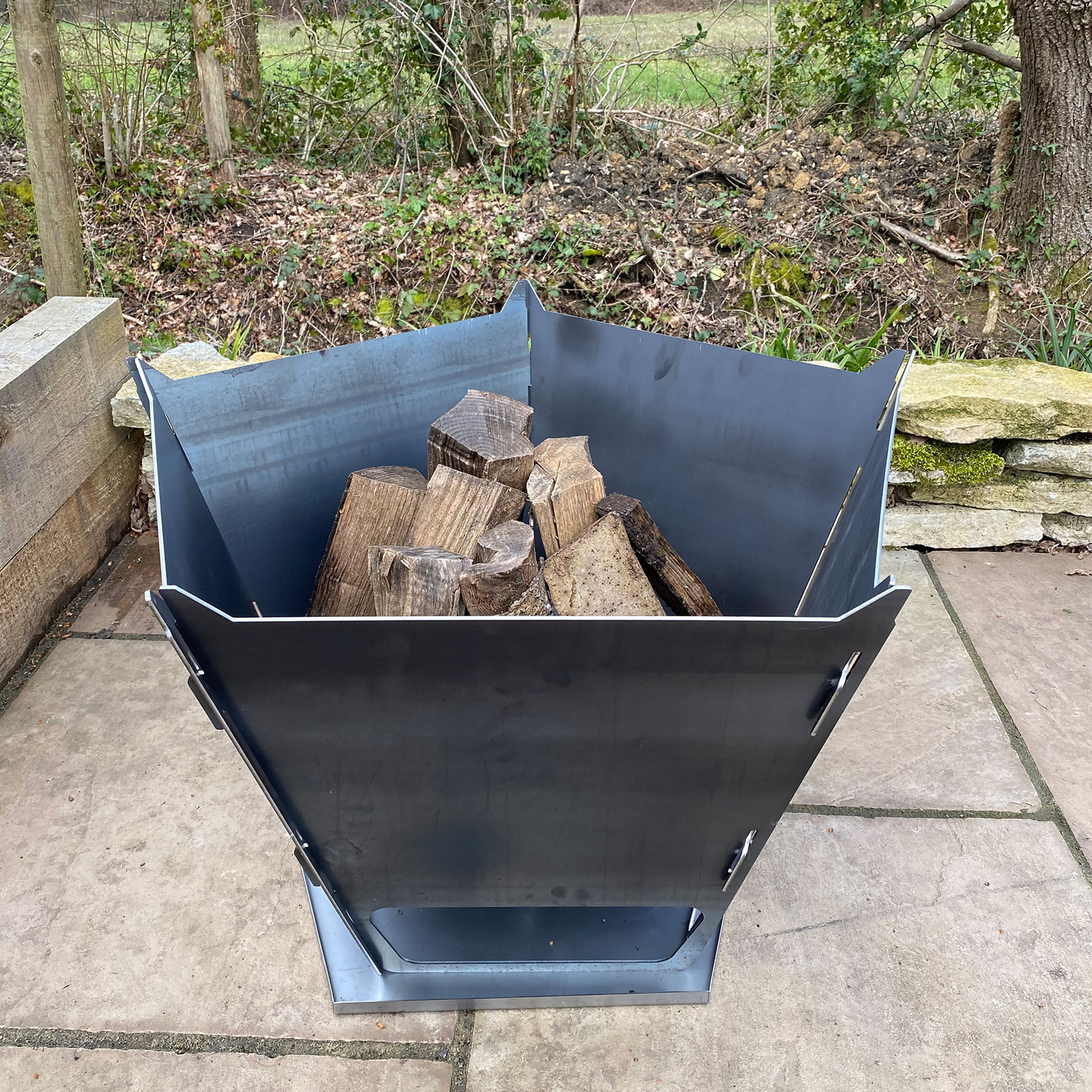 Large Pentagon Fire Pit