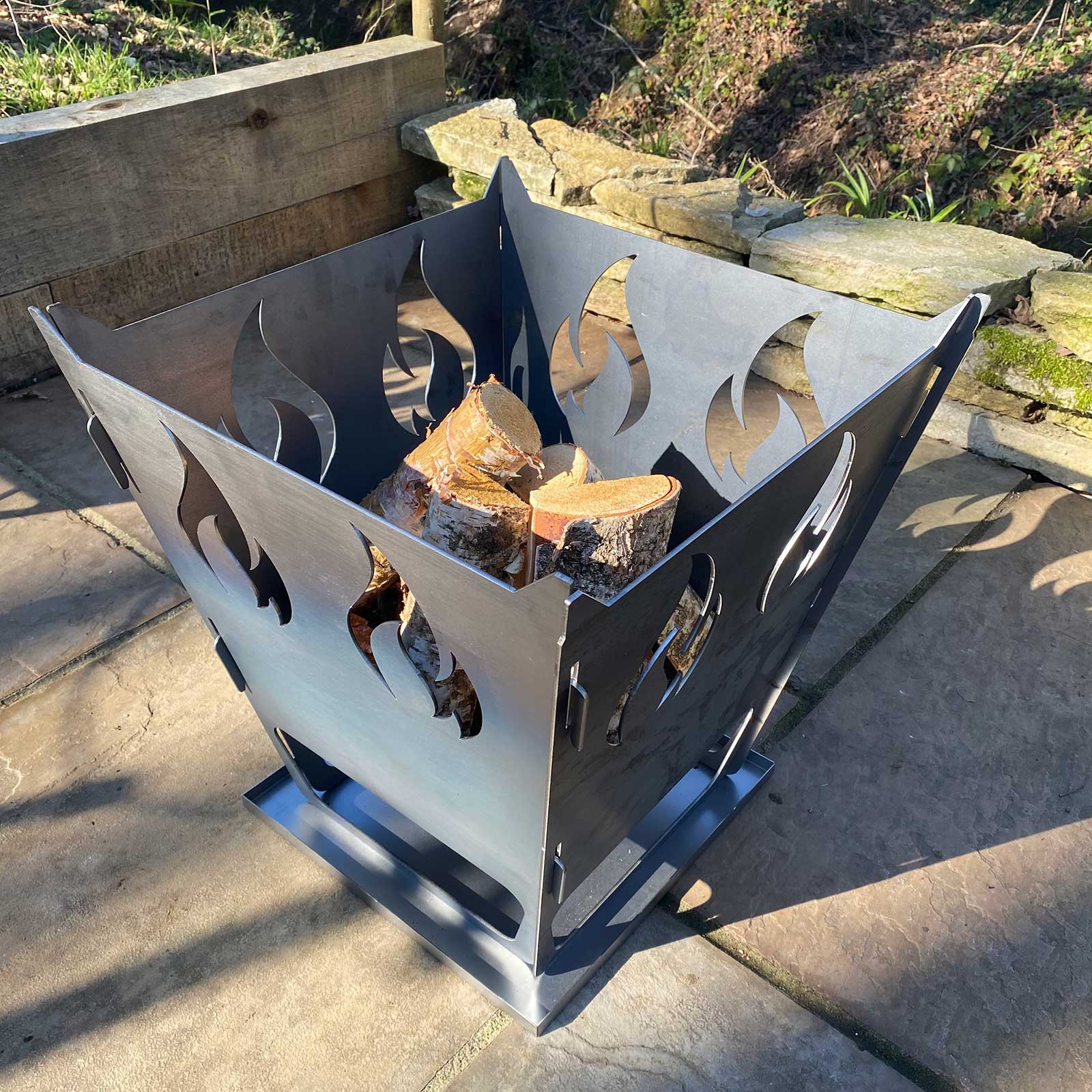 Large Square Fire Pit