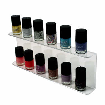 DS68 Wall Mounted Nail Polish Display Shelf