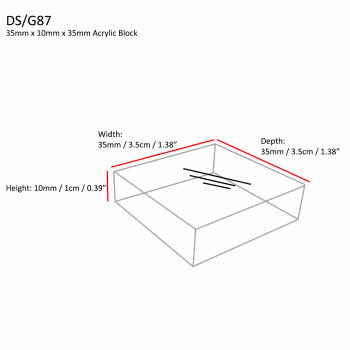 Size: 35mm x 35mm x 10mm (DS/G735)