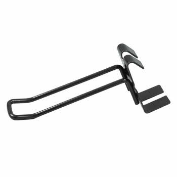 Hooks: Black 4" Euro Mesh Hook (J9A)